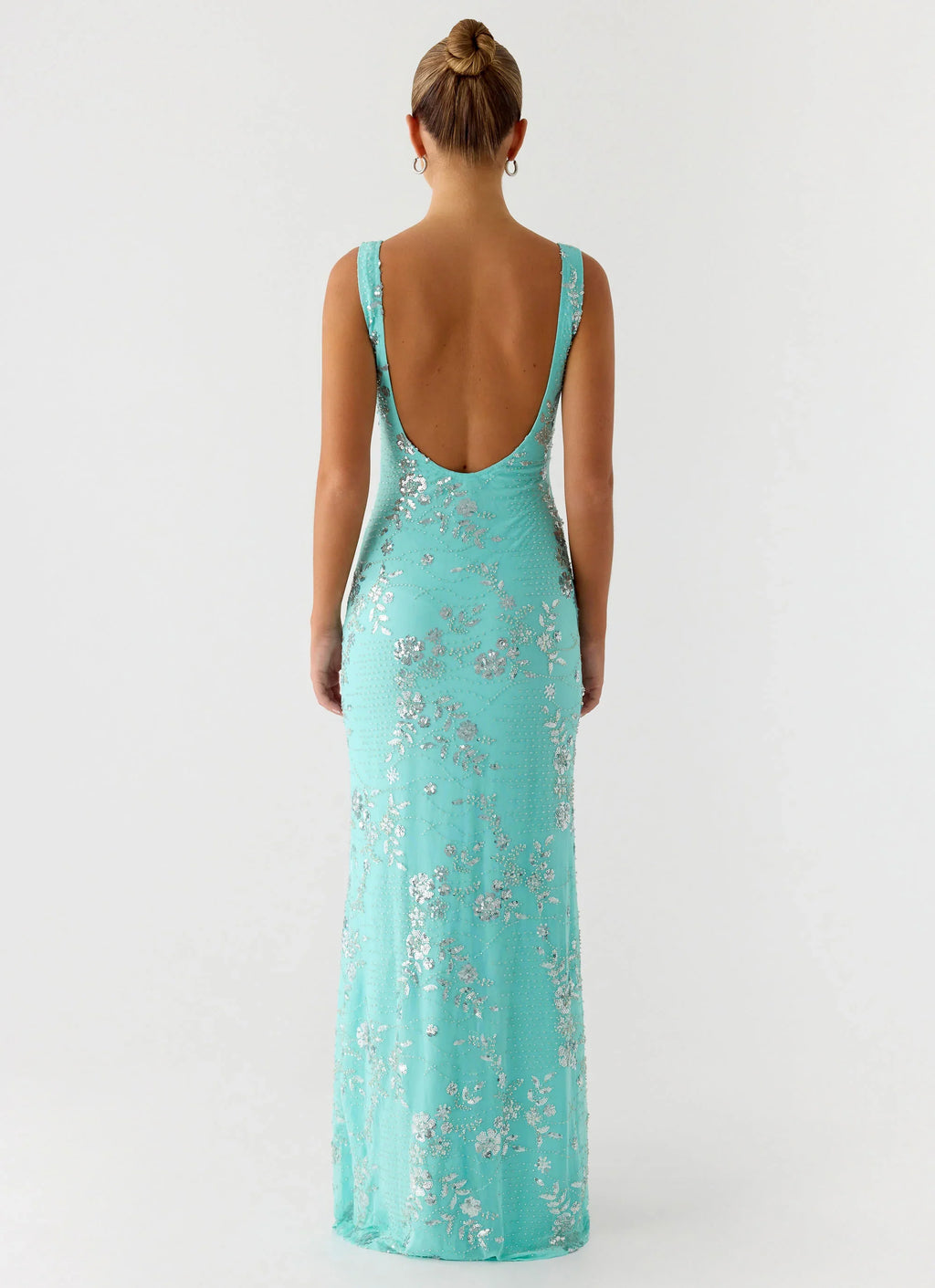 Silvana Maxi Dress - Aqua