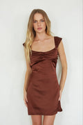 Sloane Tie Back Mini Dress