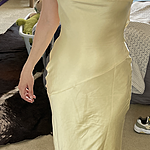 Seen For You Cowl Neck Satin Maxi Dress Green