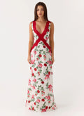 Aoifie Maxi Dress - Ivory Bloom