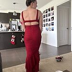 Seen Lavishly Mesh Maxi Dress Wine