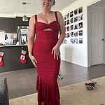 Seen Lavishly Mesh Maxi Dress Wine