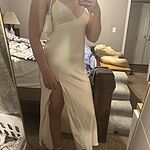 The Sophia Satin Maxi Dress Yellow